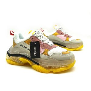 Кроссовки женские Balenciaga Triple S Clear Sole Yellow