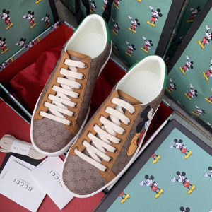 Кеды женские Gucci Ace Mickey Light Brown