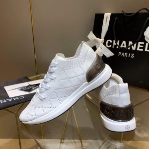 Кроссовки женские Chanel Rhomb White