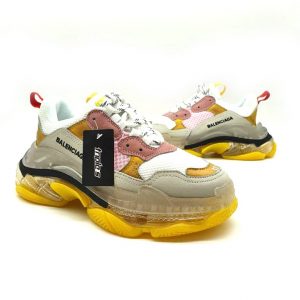 Кроссовки женские Balenciaga Triple S Clear Sole Yellow