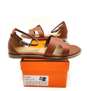 Сандалии женские Hermes Santorini Brown