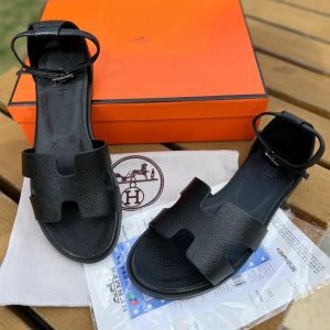 Сандалии женские Hermes Santorini Black