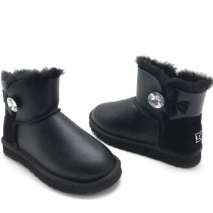 UGG BAILEY BUTTON BLING MINI Leather