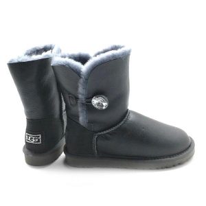 Угги женские UGG BAILEY BUTTON BLING Leather