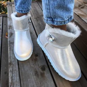 Угги женские UGG BAILEY BUTTON BLING MINI Shiny