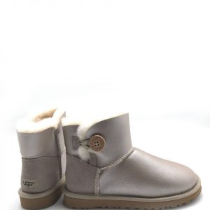 Угги женские UGG BAILEY BUTTON MINI Leather