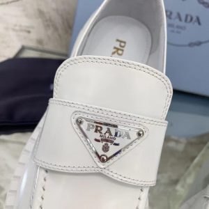 Лоферы женские Prada Chocolate