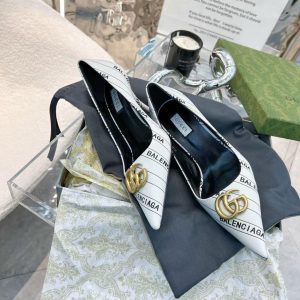 Туфли женские коллаборация Balenciaga и Gucci