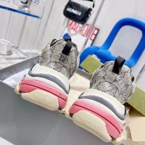 Кроссовки женские коллаборация Balenciaga и Gucci Triple S