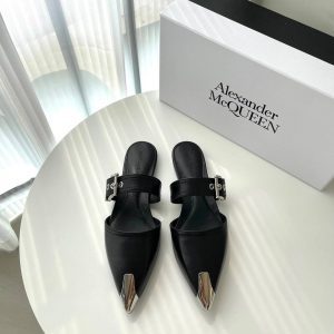 Мюли Alexander McQueen Punk Flat