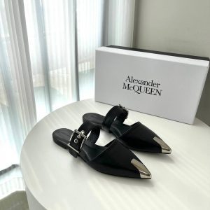 Мюли Alexander McQueen Punk Flat