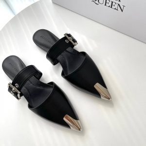 Мюли Alexander McQueen Punk Flat