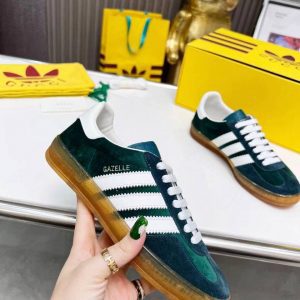 Кроссовки женские Gucci & Adidas Gazelle