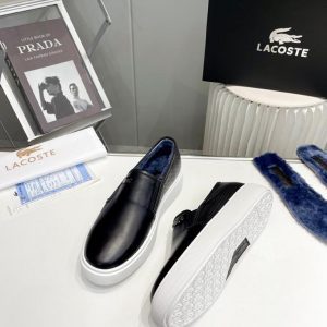 Лоферы зимние мужские Lacoste