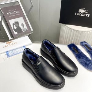 Лоферы зимние мужские Lacoste