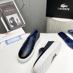 Лоферы зимние мужские Lacoste