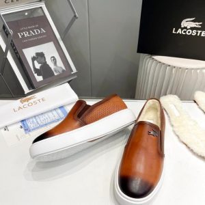 Лоферы зимние мужские Lacoste