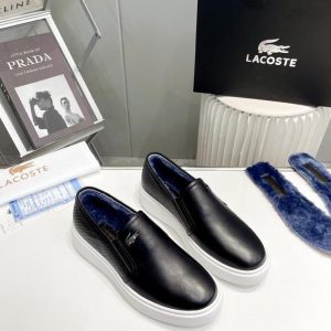 Лоферы зимние мужские Lacoste