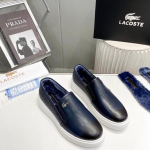 Лоферы зимние мужские Lacoste