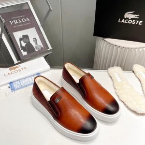 Лоферы зимние мужские Lacoste