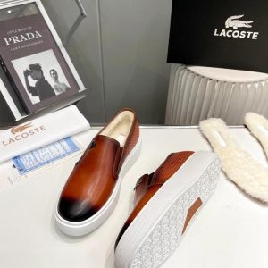 Лоферы зимние мужские Lacoste