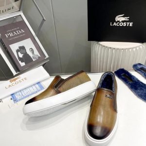 Лоферы зимние мужские Lacoste