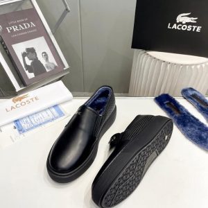 Лоферы зимние мужские Lacoste