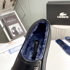 Лоферы зимние мужские Lacoste