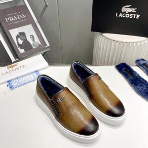 Лоферы зимние мужские Lacoste