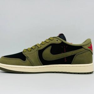 Кроссовки Nike AIR JORDAN LOW TRAVIS SCOTT OLIVE