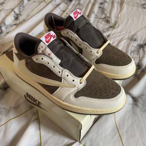 Кроссовки Nike Air Jordan 1 Low Travis Scott Reverse Mocha