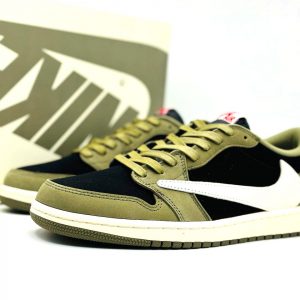 Кроссовки Nike AIR JORDAN LOW TRAVIS SCOTT OLIVE