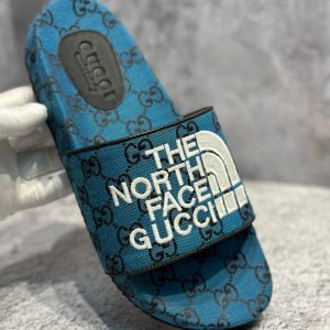 Шлёпанцы мужские The North Face x Gucci