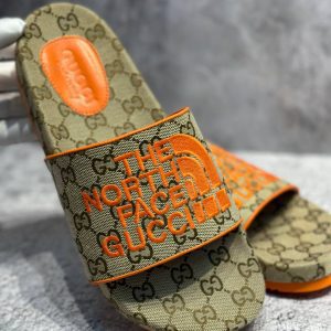 Шлёпанцы мужские The North Face x Gucci