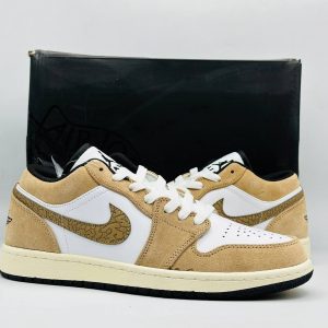 Кроссовки Nike Air Jordan 1 Low SE Brown Elephant