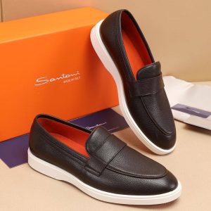 Лоферы мужские Santoni